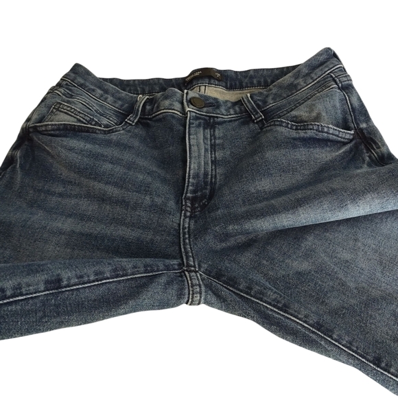 Simply Vera Vera Wang Women's Blue Stretch Straight Leg Pants Crop Jeans… - Picture 7 of 11